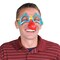 Party Central Pack of 6 Blue and Red Clown Nose Halloween Eyeglasses Costume Accessories - One Size